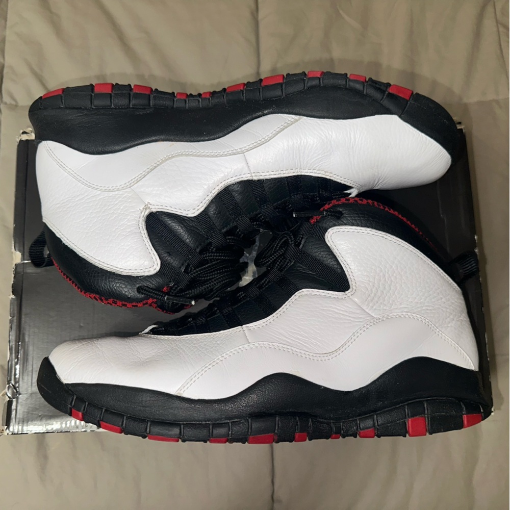 Nike Air Jordan Retro 10 Chicago 2012 | Black, White, and Red | Original Package
